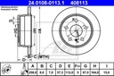 ATE 24.0108-0113.1 DISQUE DE FREIN photo 2 - milautoparts-fr.ukrlive.com