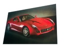 3D ИЗОБРАЖЕНИЕ ОТКРЫТКА АВТОМОБИЛЬ КРАСНЫЙ 17 12