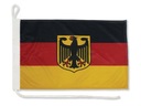 Флаг Германии с эмблемой яхты 30х40 см Флаг Германии для парусной яхты