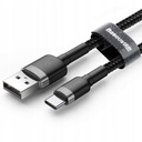 USB kábel USB-C BASEUS RYCHLE NABITIE QC SILNÁ OPLETENIE 2A DLHÁ KÁBEL 2m Konštrukcia pletená