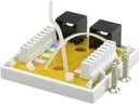 Zásuvka NEKU CAT6 UTP 2 x RJ45 na omítku bílá 241003 Typ zásuvky zásuvka