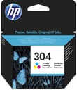 Оригинальный трехцветный картридж HP 304.