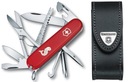 Victorinox 1.4733.72, Карманный нож Рыбак + кожаный чехол 4.0520.3 для рыбалки