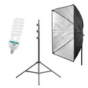 LAMPA STUDYJNA softbox 50x70cm + 400W statyw