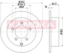 DISQUES DE FREIN 2 PIÈCES ARRIÈRE DODGE AVENGER 2.0 CRD 2.4 photo 2 - milautoparts-fr.ukrlive.com