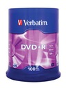 VERBATIM DVD+R 4.7 GB 100 kusov + MARKER NA POPIS