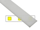 PLCM KLOSZ MLECZNY PROFIL SLIM BACK LED 1M ŚWIDNIK