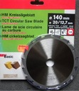 Диск BOSCH Standard 140х20/12,75мм 18 зубьев