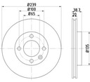 DISQUES + SABOTS DE FREIN TEXTAR AVANT SEAT IBIZA II 3 239 photo 3 - milautoparts-fr.ukrlive.com