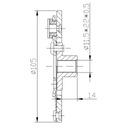 COOL PARTS AUTOMOTIVE 2301005 DISQUE DU COMPRESSEUR DU CLIMATISEUR photo 3 - milautoparts-fr.ukrlive.com