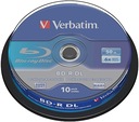 ДИСКИ VERBATIM BLU-RAY BD-R DL 50 ГБ x6 10 шт.