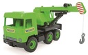 WADER 32102 MIDDLE TRUCK DŹWIG ZIELONY 38 CM W KAR