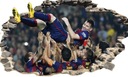 Nálepka na stenu FC BARCELONA Messi Neymar Futbalista Dĺžka 100 cm