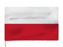 Флаг Польши 110х70 см бело-красный