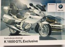 Руководство по эксплуатации BMW K1600 GTL Exlusive Polish + новая сервисная книжка