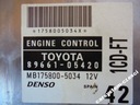 COMPUTER CONTROL UNIT ENGINE 89661-05420 TOYOTA AVENSIS T22 2.0 D4D photo 2 - milautoparts-fr.ukrlive.com