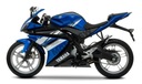 Наклейки Yamaha YZF R125, шпон 2009 г., синие