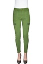 H&M Damskie Bawełniane Jeansowe Oliwkowe Spodnie Kieszenie Zamki XS 34 Stan (wysokość w pasie) średni
