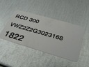 VW RCD300 MP3 GOLF ПАСАТ CADDY TOURAN JETTA - FV  (6864928779) фото min 5