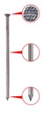 Hřebíky stavební 100mm 4x100 4 palce černé hladké 5 kg Výrobce Trójka