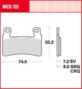 TRW SABOTS DE FREIN DE FREIN MCB703 photo 1 - milautoparts-fr.ukrlive.com