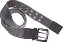 Лента супер двубортная STRAP, черная - 105 см