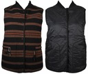 LEE bezrekawnik BLCK brown REVERSIBLE GILET S r36