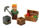 Фигурка LEGO Minecraft Алекс ОРИГИНАЛЬНЫЙ стол для выпечки