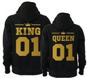 ТОЛСТОВКИ ДЛЯ ПАР ПОДАРОК ​​KING QUEEN MR MRS