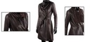 Dámska kožená bunda Kabát DORJAN EST123 L Dominujúci vzor bez vzoru