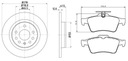 SABOTS DE FREIN DE FREIN ARRIÈRE OPEL VECTRA C FORD FOCUS II + DISQUES + SABOTS DE FREIN ARRIÈRE POUR OPEL SIGNUM VECTRA C photo 2 - milautoparts-fr.ukrlive.com