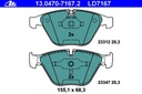 ATE CERAMIC PADS FRONT BMW 5 E60 E61 M1 E82 photo 2 - milautoparts-fr.ukrlive.com