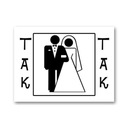 Забавные, Забавные НАКЛЕЙКИ НА ОБУВЬ Свадьба 2 шт. - DP5