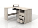 Písací stôl ELKA rohový biely - DSI-meble drevený Značka Dsi-Meble