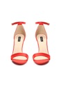 Sandále saténové lodičky červené r39 Veľkosť 39