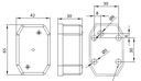 Predné obrysové svietidlo s odrazkou FT-001B LED pre príves EAN (GTIN) 5907556005716