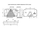 Zadné kombinované svietidlo s reflexným trojuholníkom diód Katalógové číslo dielu LZD-844