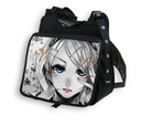 БОЛЬШАЯ СУМКА С КЛАПАНОМ А4 АНИМЕ 5 С ПРИНТОМ «ДЕВУШКА»