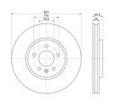 DISCS MIKODA 1659 OPEL ZAFIRA TOURER C (P12) 11R-19R FRONT 321MM photo 2 - milautoparts-fr.ukrlive.com