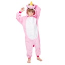 JEDNOROŽEC Pyžamo Deti Kigurumi Onesie 128 Veľkosť (new) 128 (123 - 128 cm)