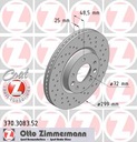 ZIMMERMANN SPORT DISQUES AVANT MAZDA 6 GH 07-12 299 photo 3 - milautoparts-fr.ukrlive.com