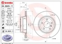 BREMBO DISCS REAR BMW X5 E70 F15 X6 E71 F16 320MM photo 3 - milautoparts-fr.ukrlive.com