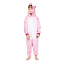 JEDNOROŽEC Pyžamo Deti Kigurumi Onesie 128 Pohlavie chlapci dievčatá