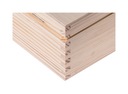 KRABIČKA 11x11x10,5 DECOUPAGE skrinka so zapínaním Materiál drevo