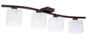 Stropné závesné svietidlo stropné svietidlo 4 x60W na LED Prevažujúcy materiál sklo