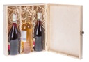 Деревянная шкатулка для вина, свадебный подарок