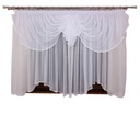 Гардина Klaudia 400x160 Voile Gładi/Cresz Trim