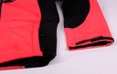 Dámska prechodná softshellová bunda s kapucňou s membránou červená 307 M Dĺžka k bokom