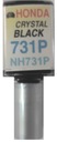 HONDA NH731P CRYSTAL BLACK LAKIER SAMOCHODOWY ZAPRAWKA DO RYS 10 ML ARA