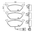 SABOTS DE FREIN BREMBO P85072 SEAT TOLEPOUR 3 AVANT POUR 280M photo 2 - milautoparts-fr.ukrlive.com